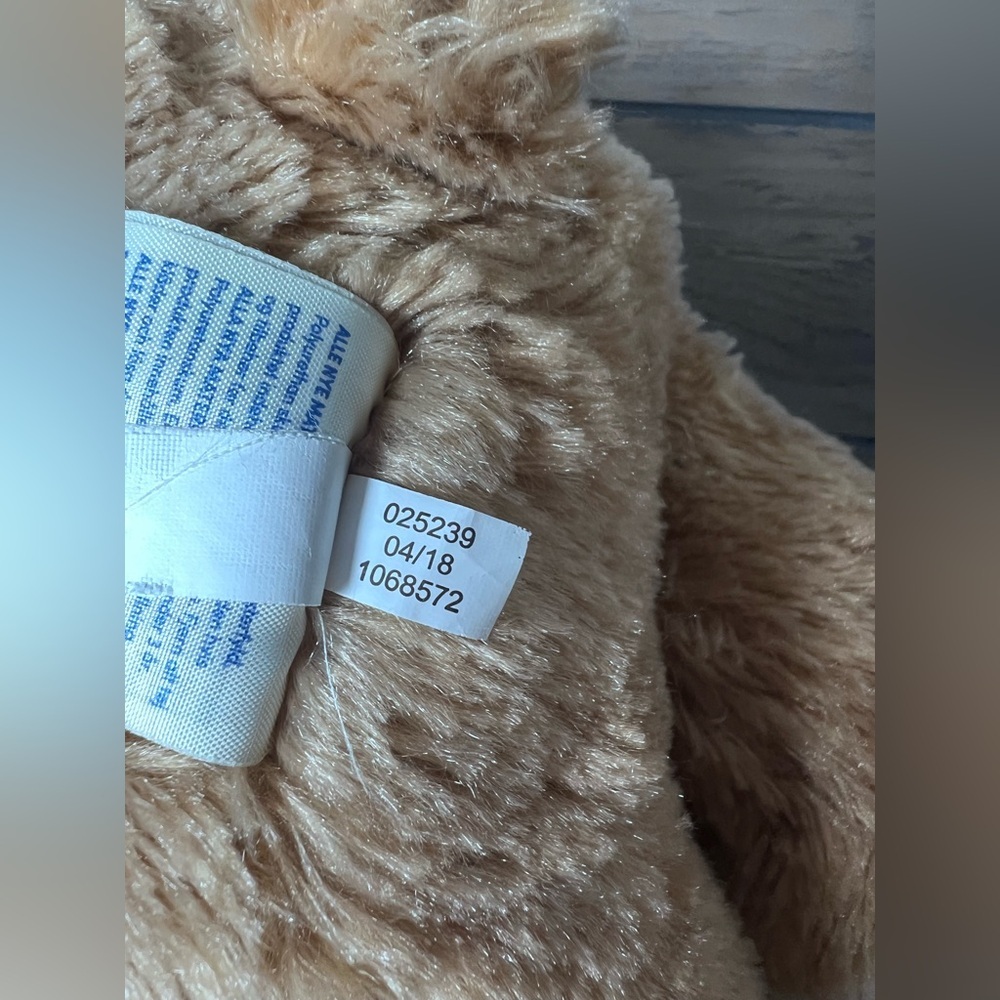 Build-A-Bear 16" Brown Bear Plush & Silver metallic dress & blue sequin jacket - Picture 13 of 14